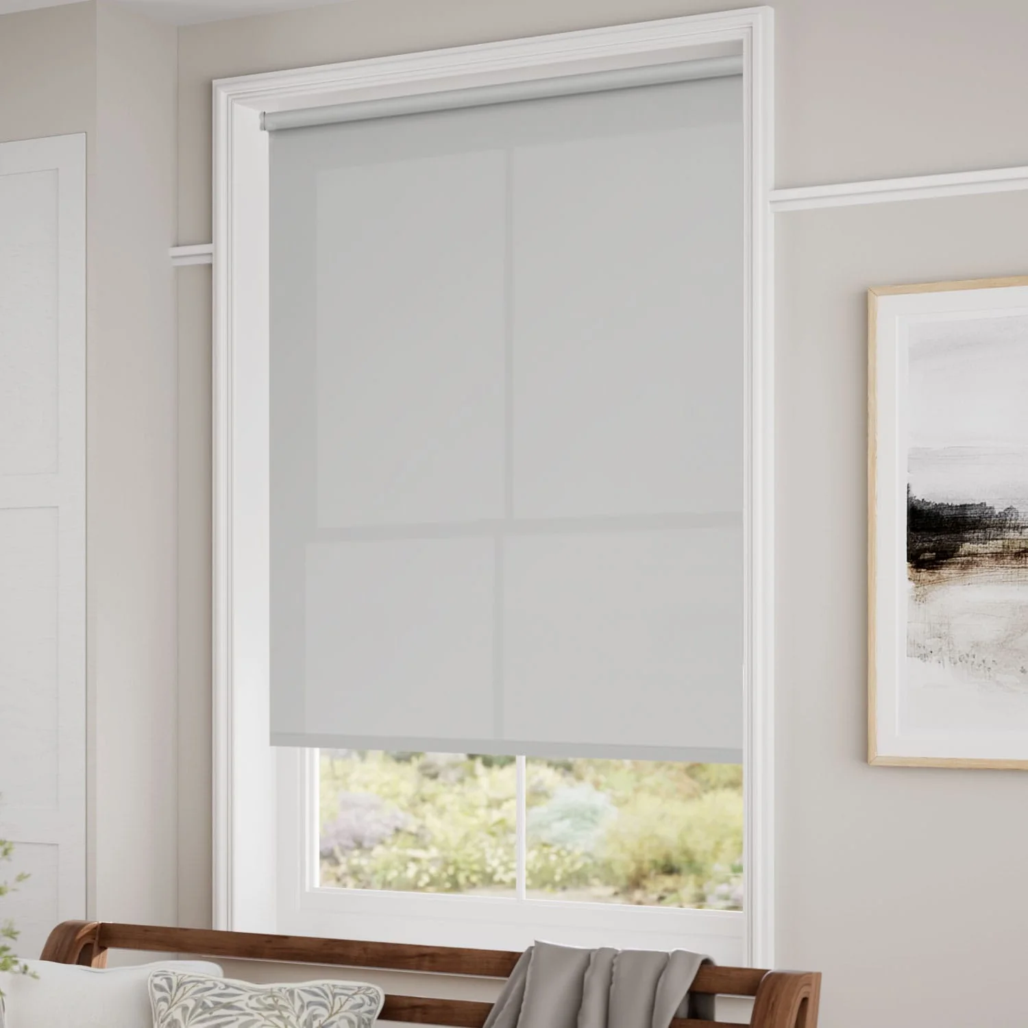 Electric Valencia Grey Roller Blind - Image 3