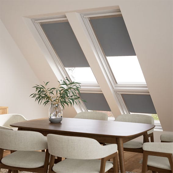Elements Cadet Grey Blackout Blind for VELUX® Windows - Image 2