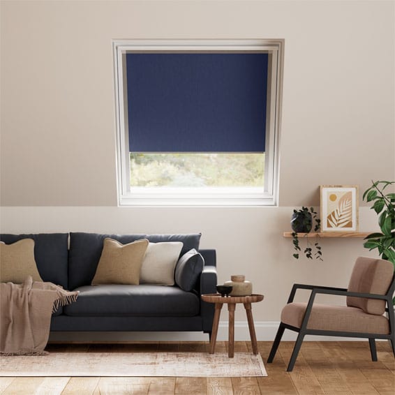 Elements Royal Blue Blackout Blind for DAKSTRA®/RoofLITE® Windows