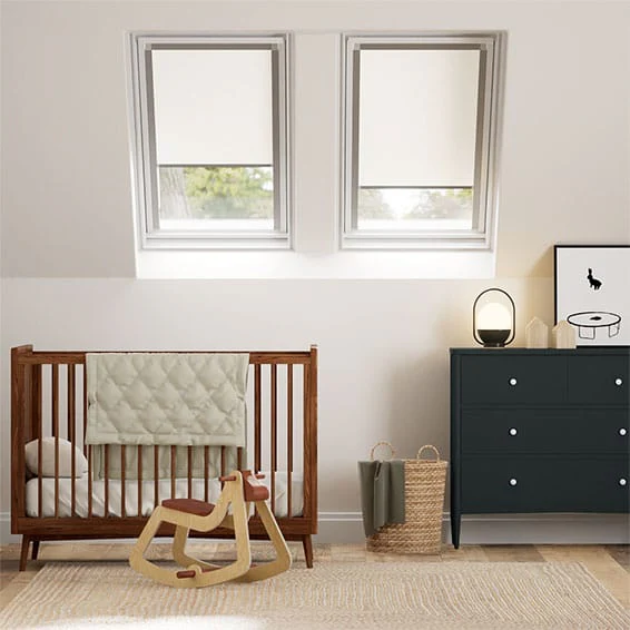 Elements Vanilla Blackout Blind for DAKSTRA®/RoofLITE® Windows