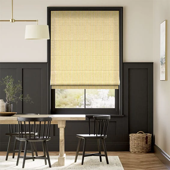 Ella Stripe Honey Roman Blind - Image 2