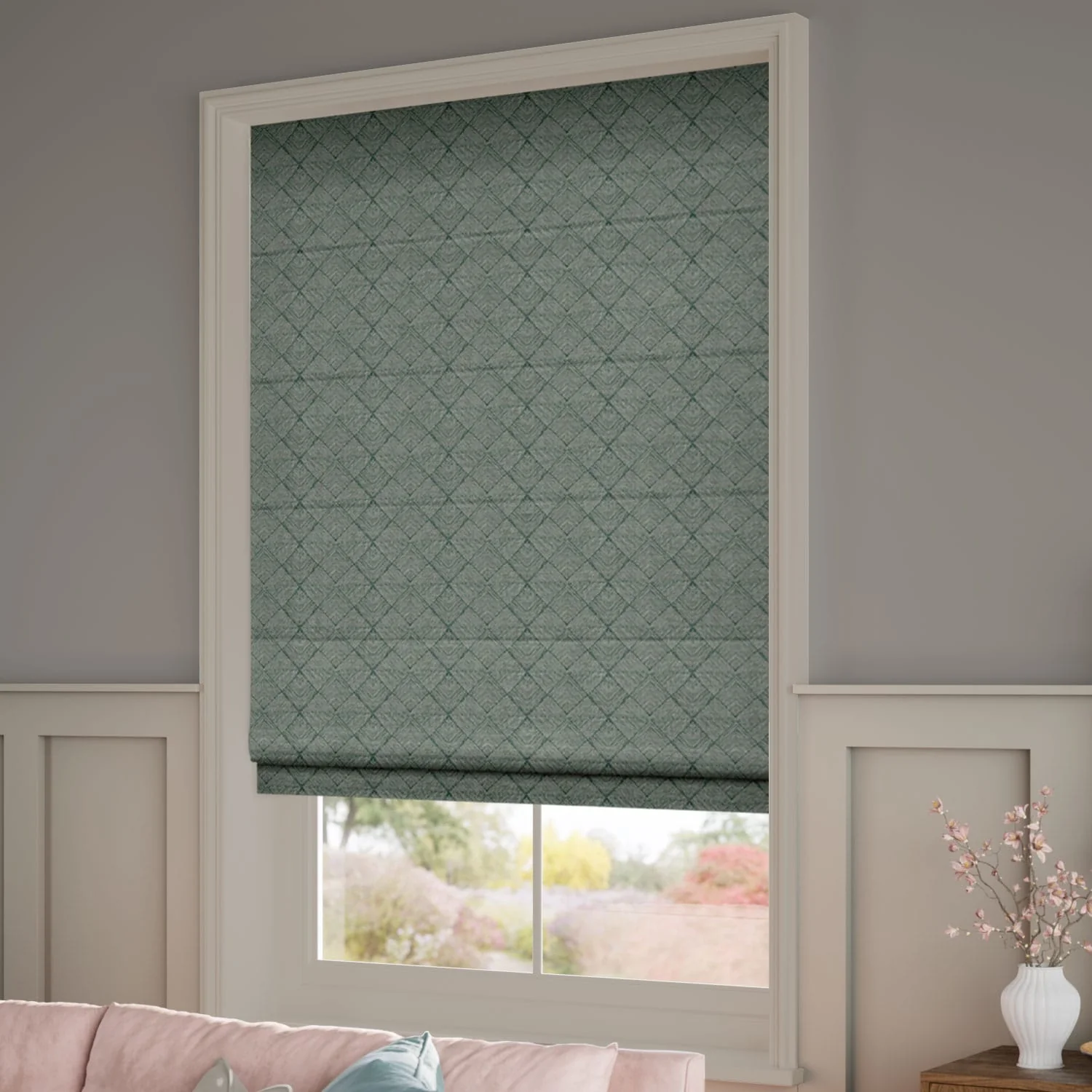 Elysee Kingfisher Roman Blind - Image 2