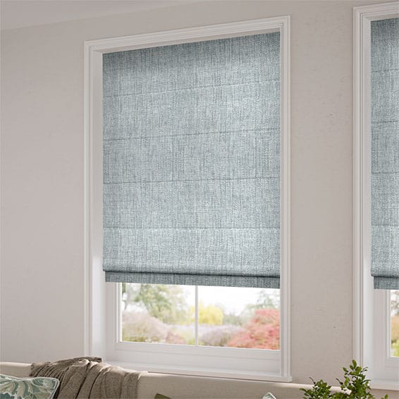 Eternity Linen Blue Mist Roman Blind - Image 2
