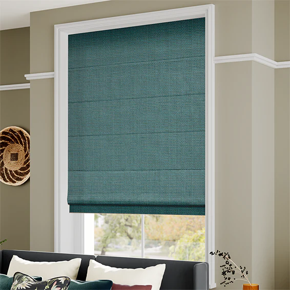Etta Teal Roman Blind - Image 2