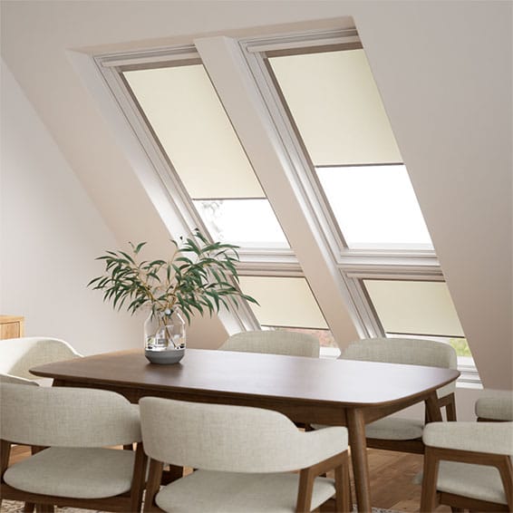 Expressions Alabaster  Blackout Blind for Keylite® Windows - Image 2