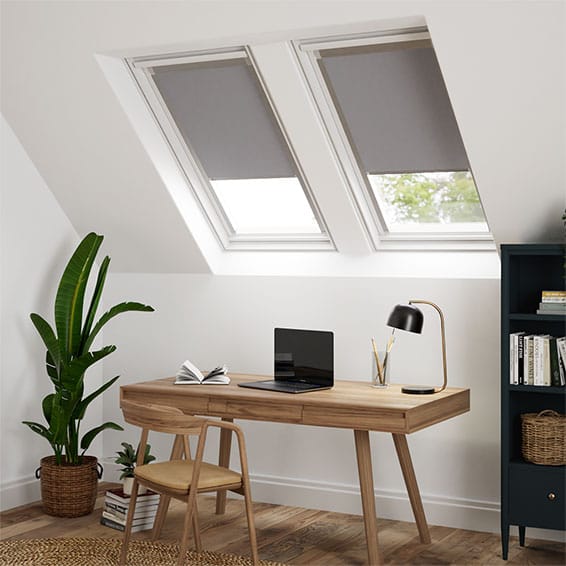 Expressions Dark Grey Blackout Blind for VELUX® Windows - Image 3