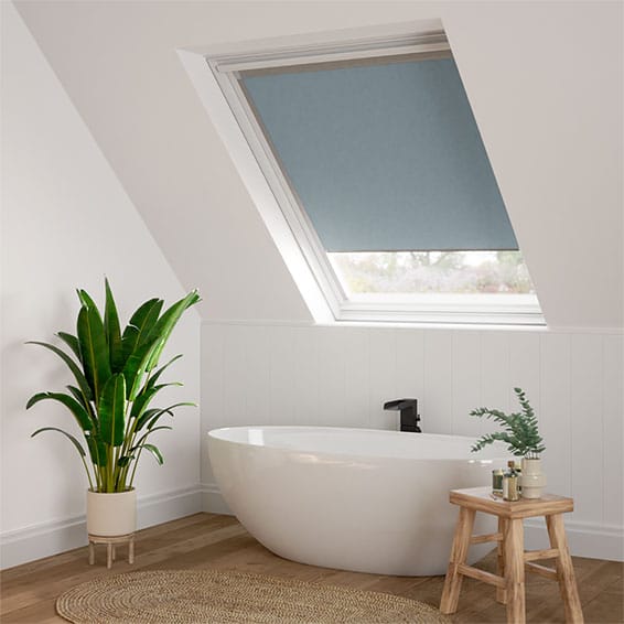Expressions Denim Blue Blackout Blind for Keylite® Windows - Image 3