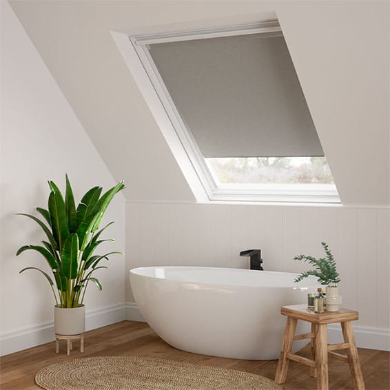 Expressions Dove Grey Blackout Blind for FAKRO® Windows - Image 2