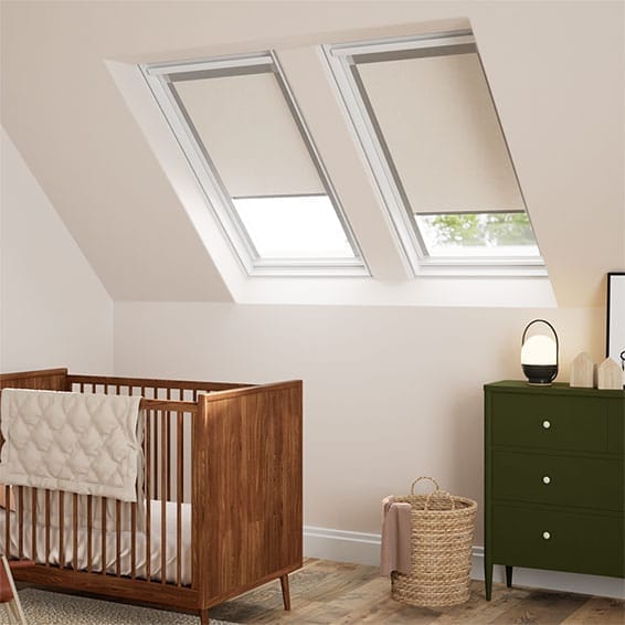Expressions Ivory Blackout Blind for Keylite® Windows - Image 2