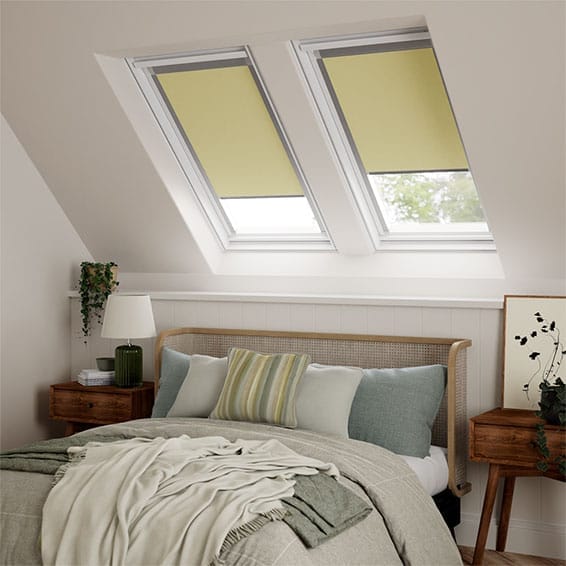 Expressions Pistachio Blackout Blind for DAKSTRA®/RoofLITE® Windows - Image 2