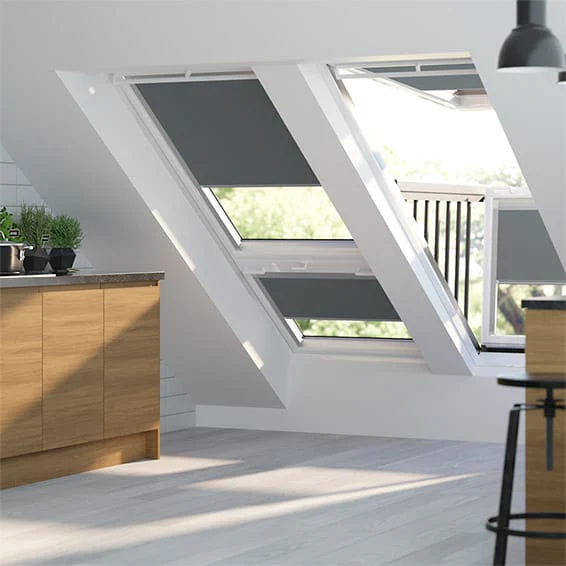 Expressions Vista Slate Blind for DAKSTRA®/RoofLITE® Windows - Image 2