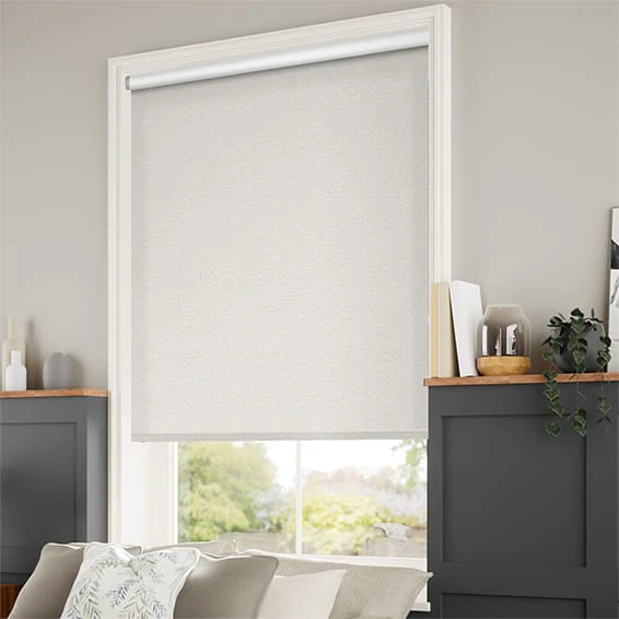 Fara Blackout Morning Mist Roller Blind - Image 2