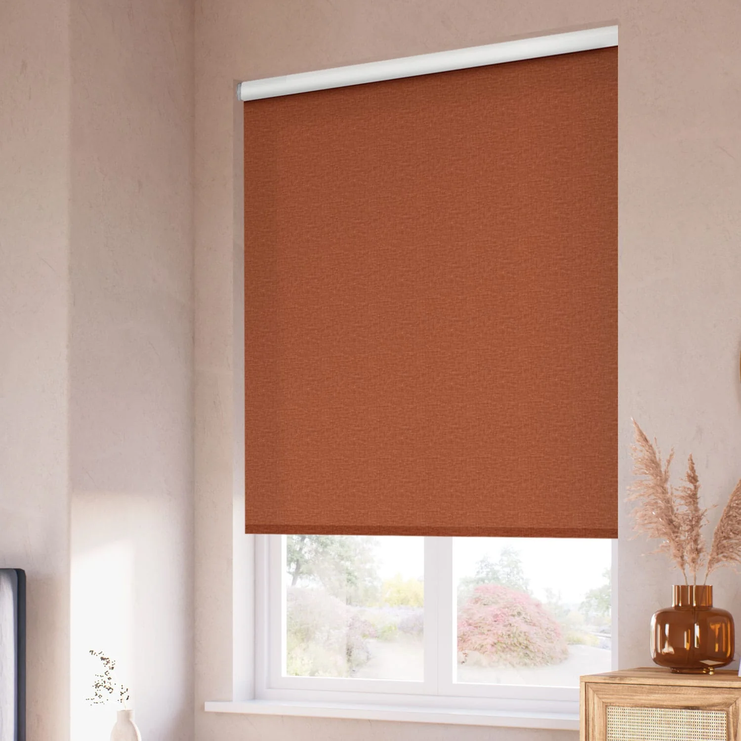 Fara Blackout Terracotta  Roller Blind