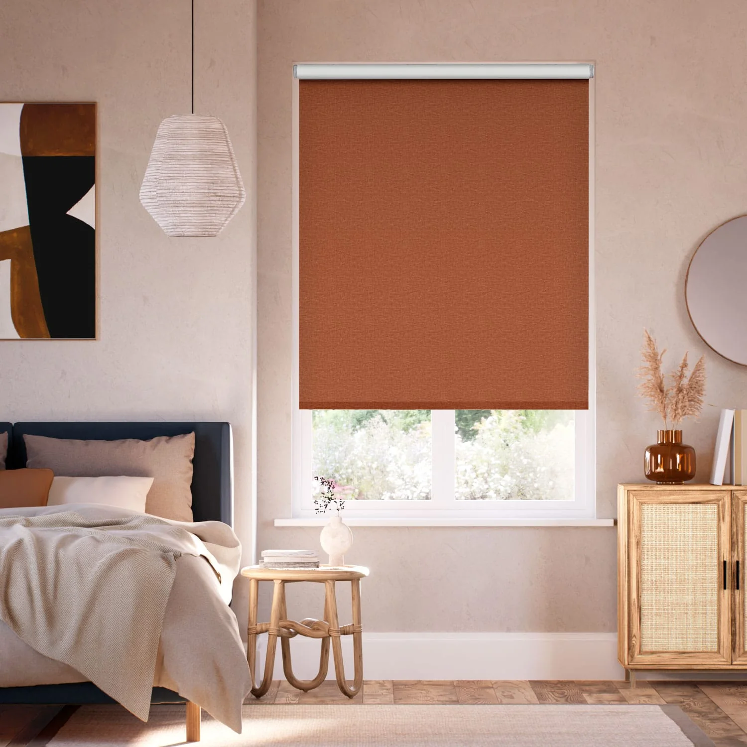 Fara Blackout Terracotta  Roller Blind - Image 2