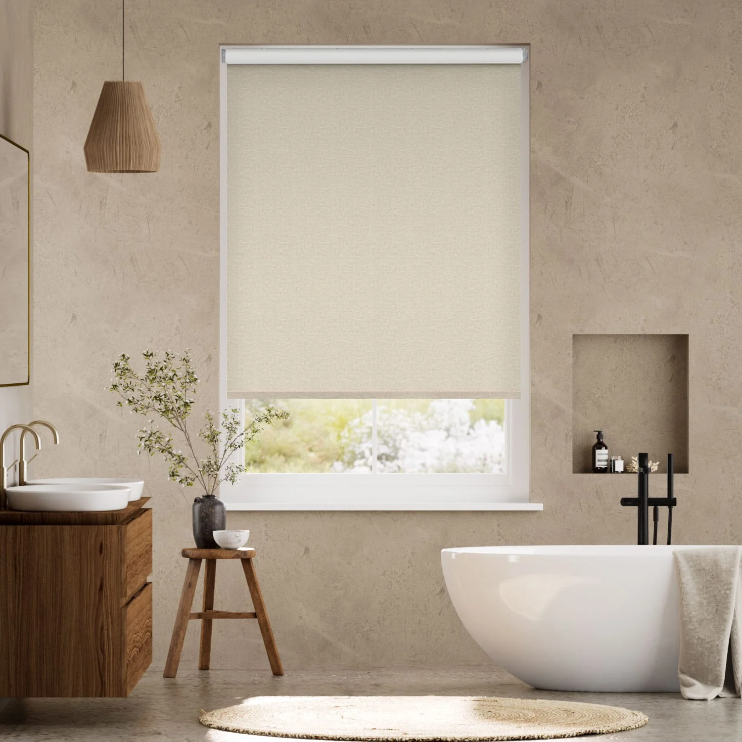Fara Blackout Travertine  Roller Blind - Image 2
