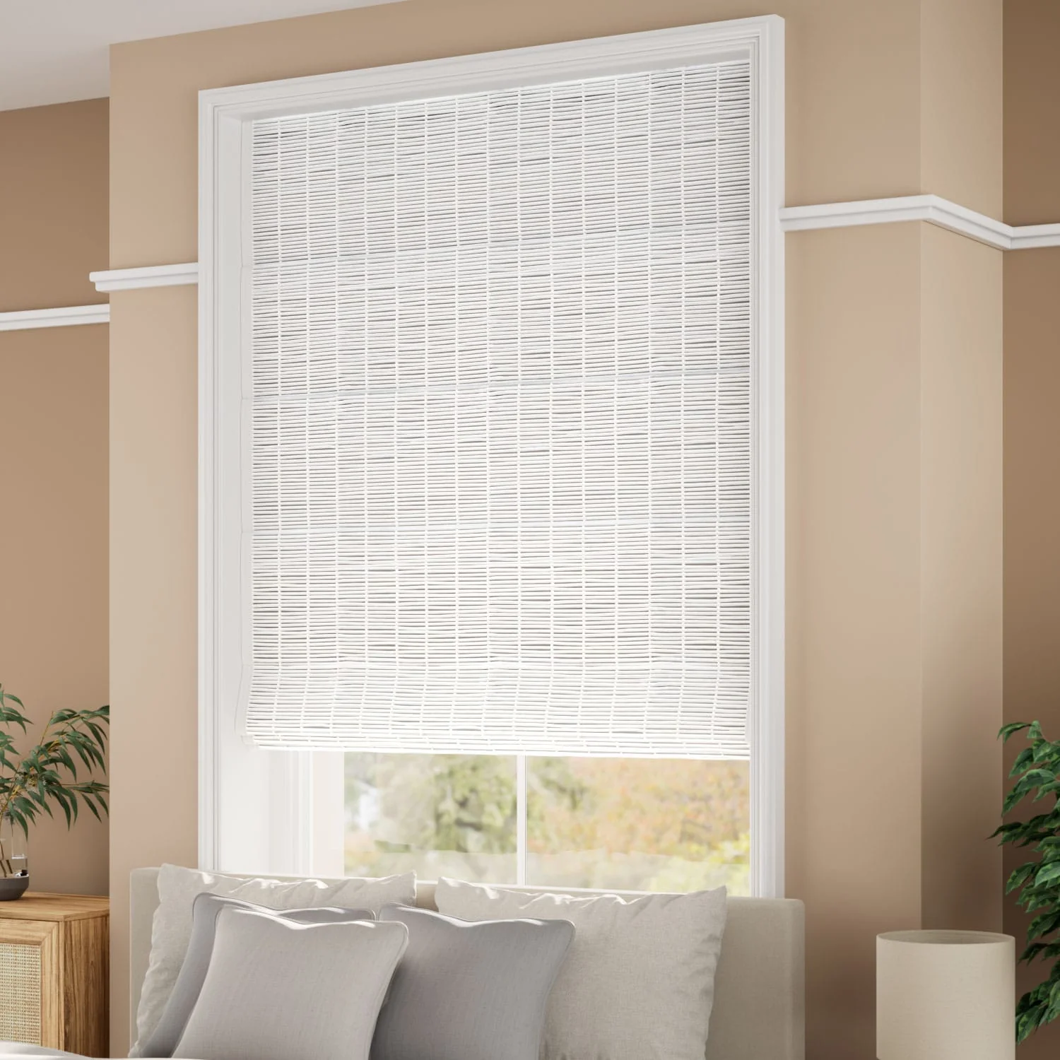 Goa Blackout Alabaster & Bone Roman Blind - Image 2