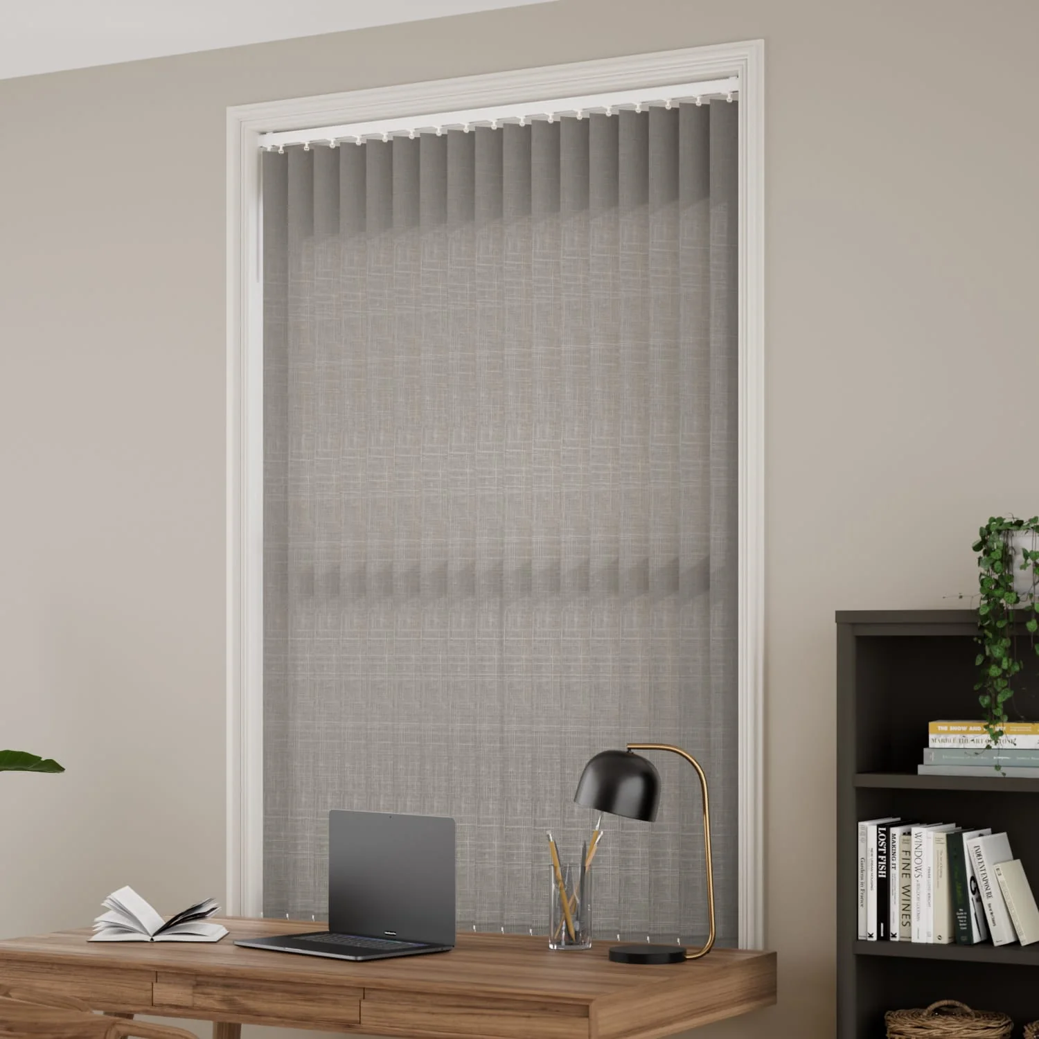 Grazia Storm Grey  Vertical Blind - Image 2