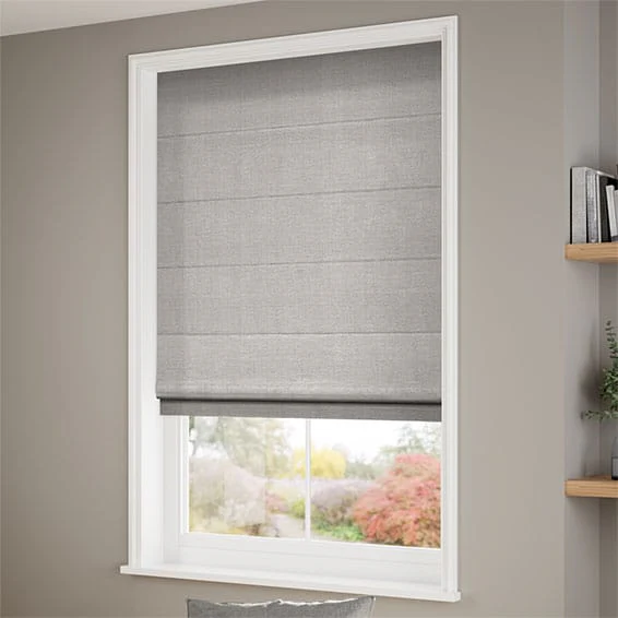Harrow Grey Wash Roman Blind - Image 2