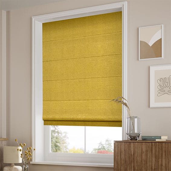 Harrow Mimosa Gold Roman Blind - Image 2