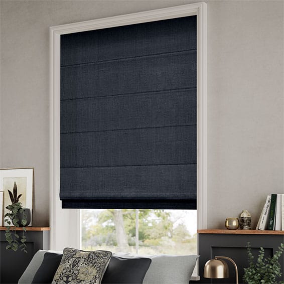 Harrow Navy Roman Blind - Image 2