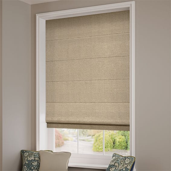 Harrow Oatmeal Roman Blind - Image 2