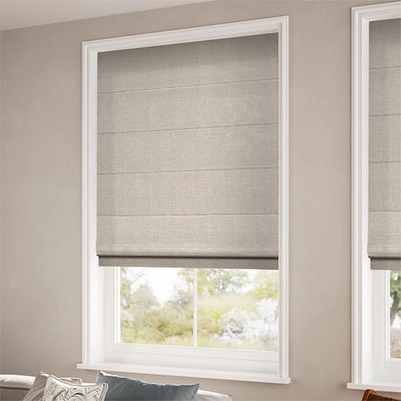 Harrow Warm Stone Roman Blind - Image 2