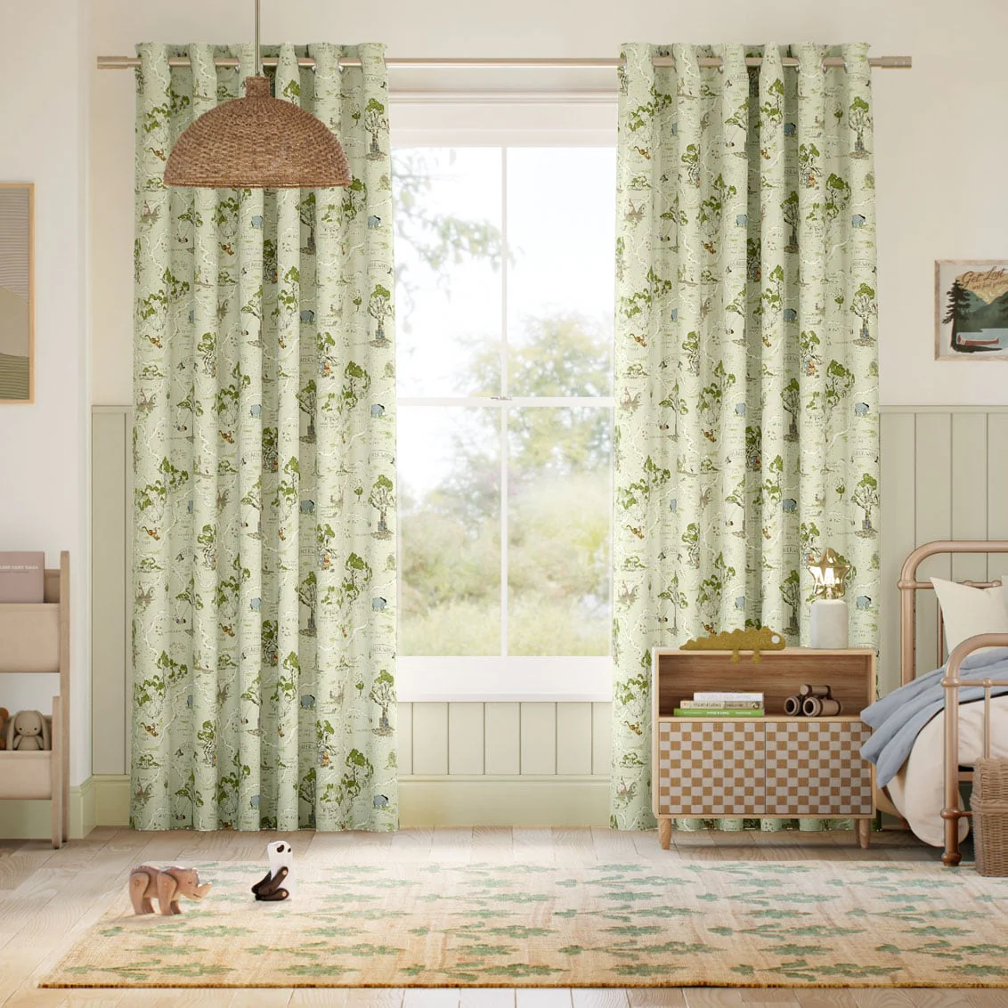 Hundred Acre Wood Forest Curtains