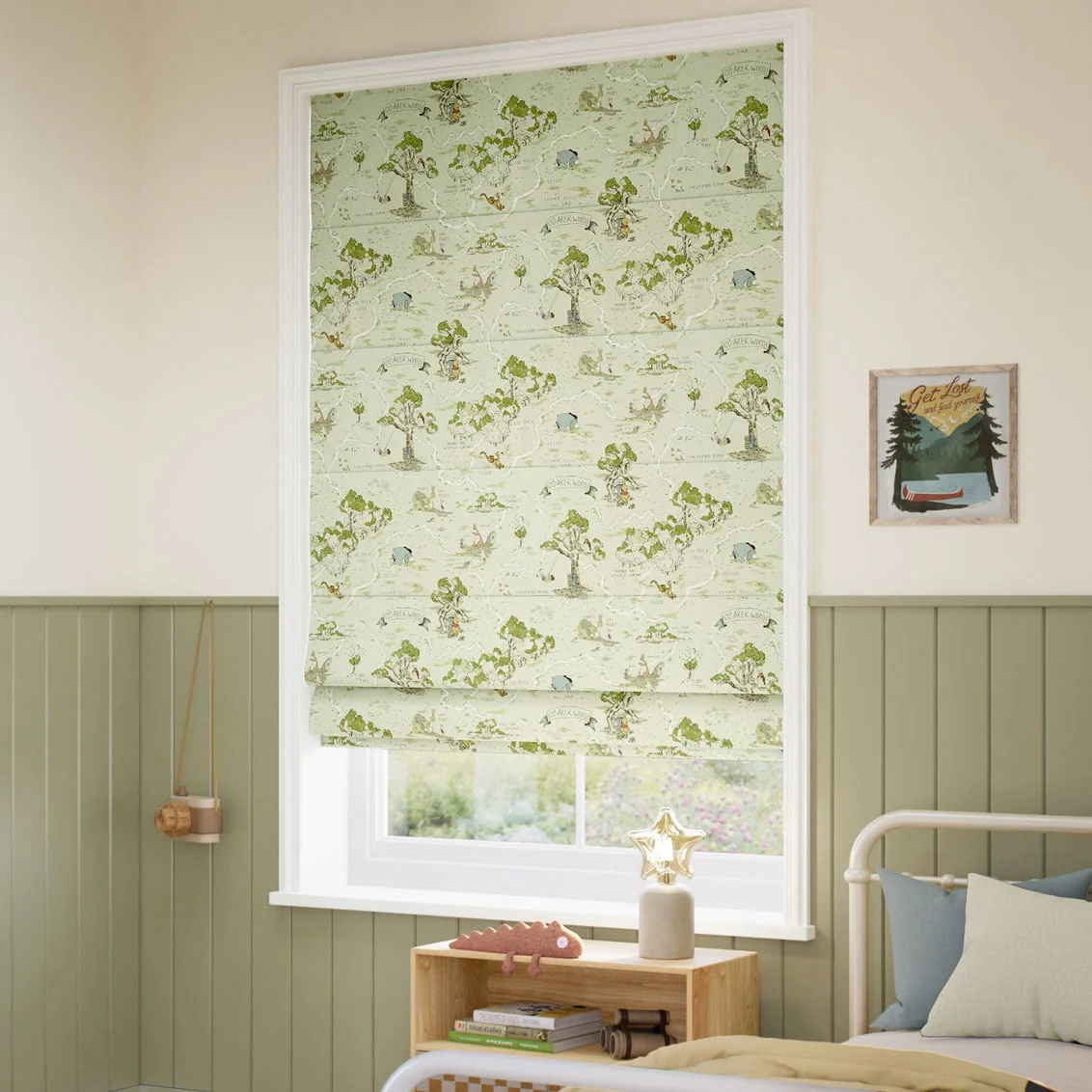 Hundred Acre Wood Forest Roman Blind - Image 2