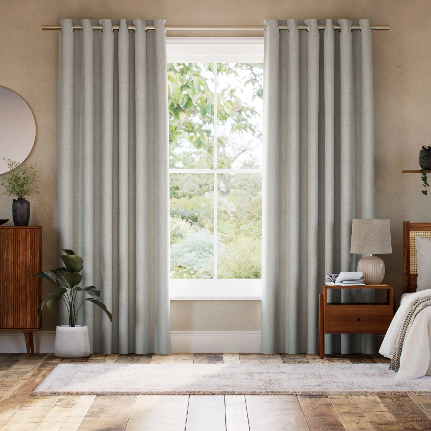 Isabella Storm Grey Curtains