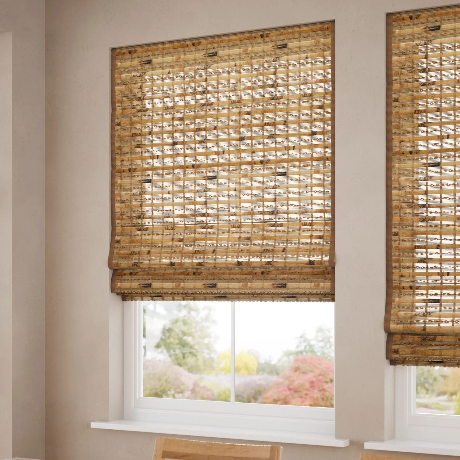 Java Cedar & Demerara Roman Blind - Image 2