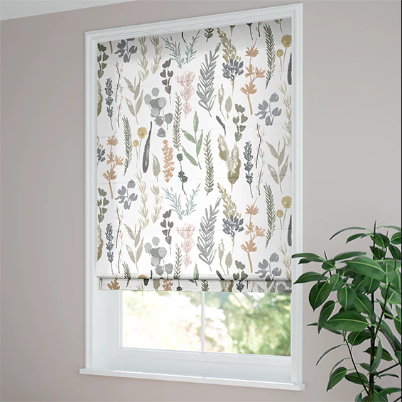 Leilani Morning Mist Roman Blind - Image 2