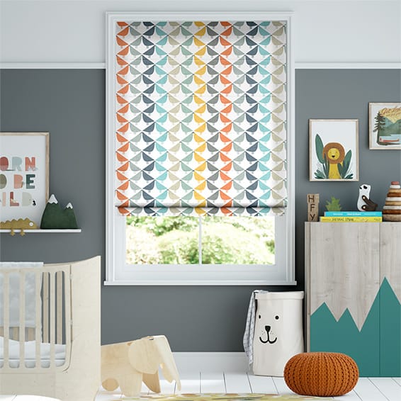 Lintu Birds Fruit Punch Roman Blind
