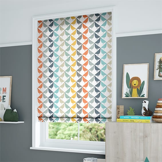 Lintu Birds Fruit Punch Roman Blind - Image 2