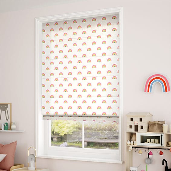 Little Arches Rainbow Roman Blind - Image 2