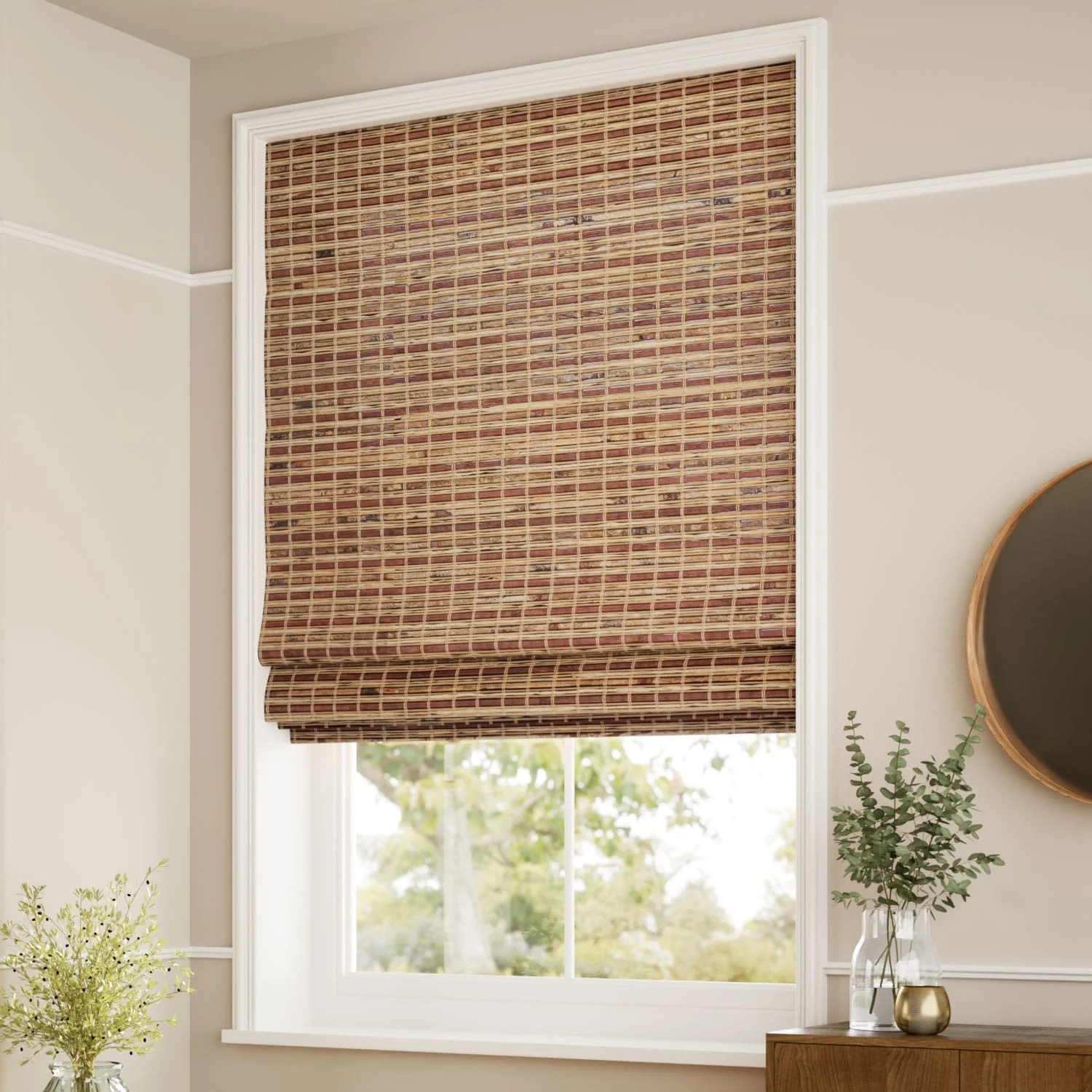 Loreto Chestnut Roman Blind - Image 2