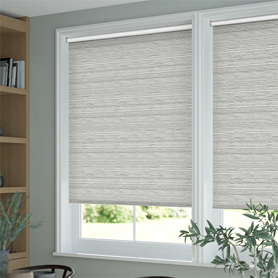 Lucius Blackout Mist Grey Roller Blind - Image 2