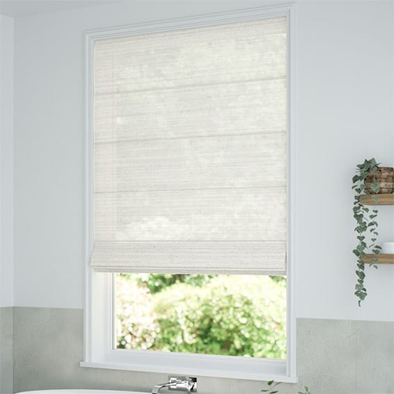 Lumiere Unlined Arcus Snow Roman Blind - Image 2