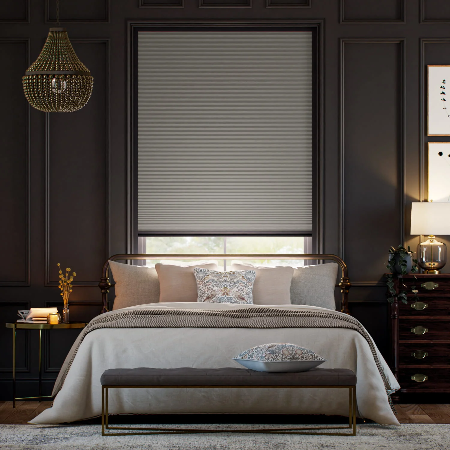 MaxShade Complete Blackout Nickel Thermal Blind