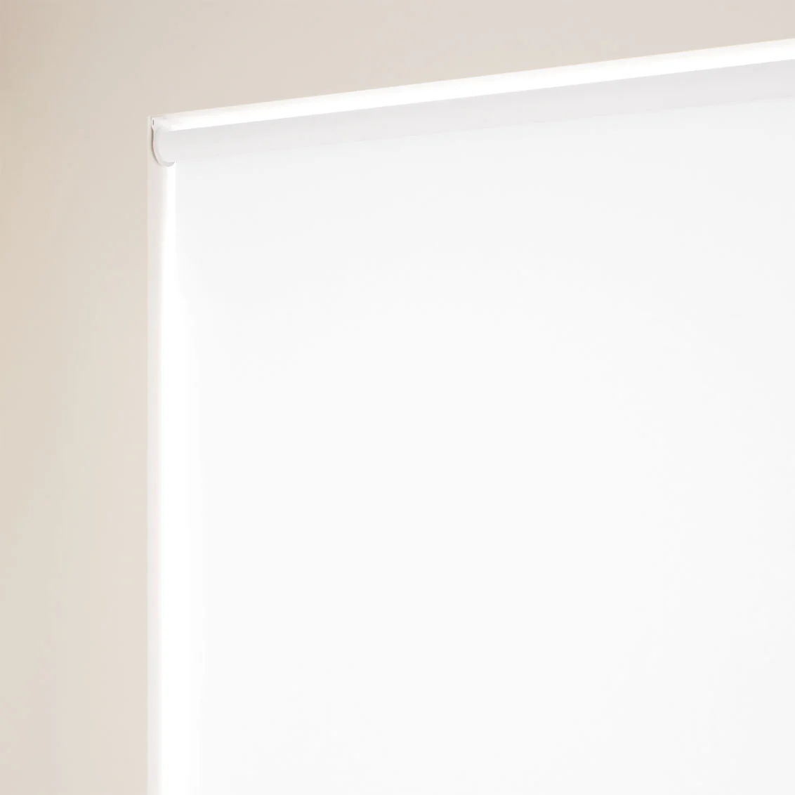 Metropolis PVC Blackout Cool White Roller Blind - Image 2