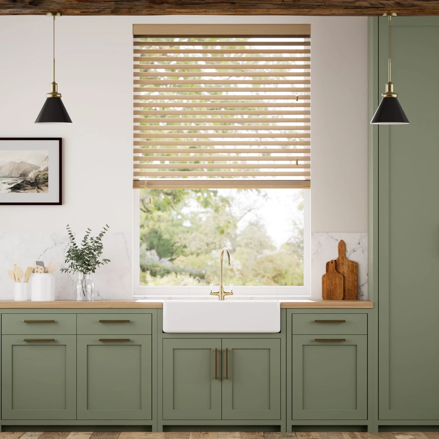 Metropolitan Classic Oak Wooden Blind
