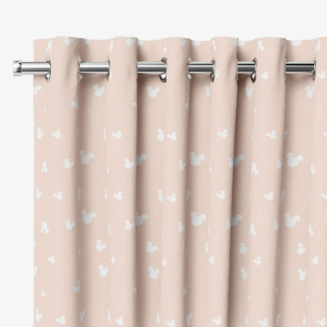 Mickey Spots Strawberries & Cream Curtains - Image 2