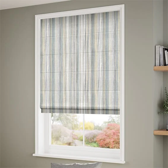 Oasis Stripe Mineral Roman Blind - Image 2