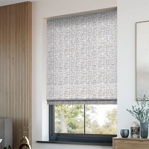 Odette Pearl Grey Roman Blind - Image 2