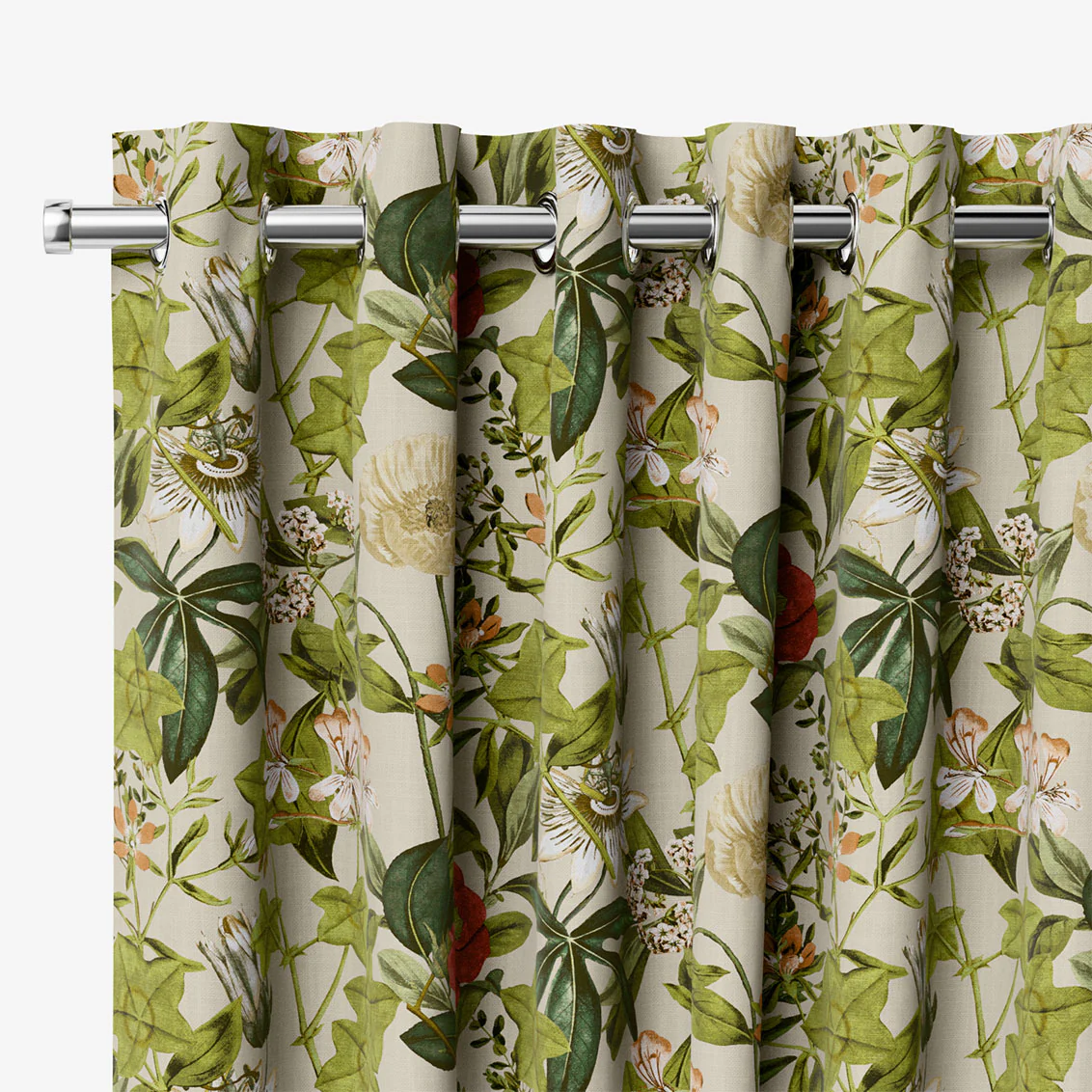 Passiflora Stone Peach Curtains - Image 2