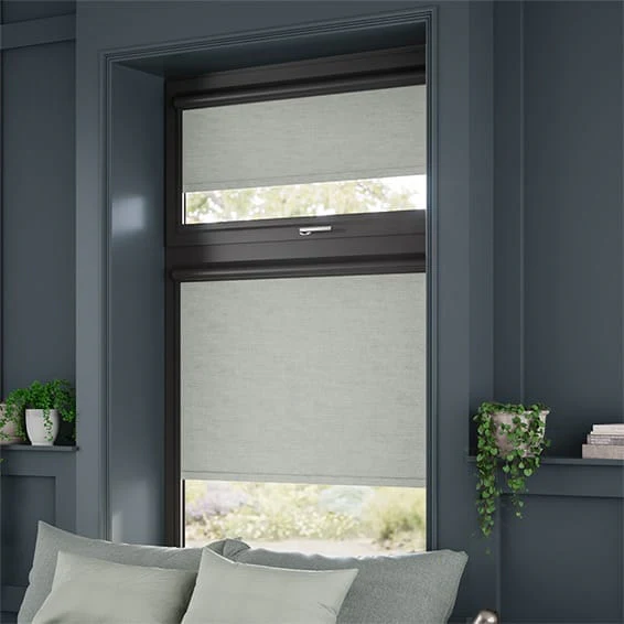 PerfectFIT Chromium Thermal Blackout Fossil Grey Roller Blind - Image 2