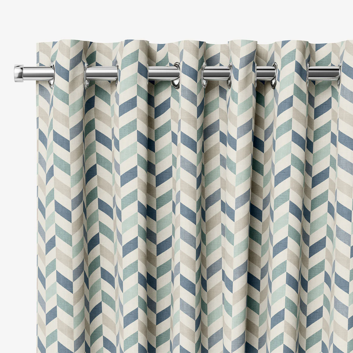 Phoenix Seafoam Natural Curtains - Image 2