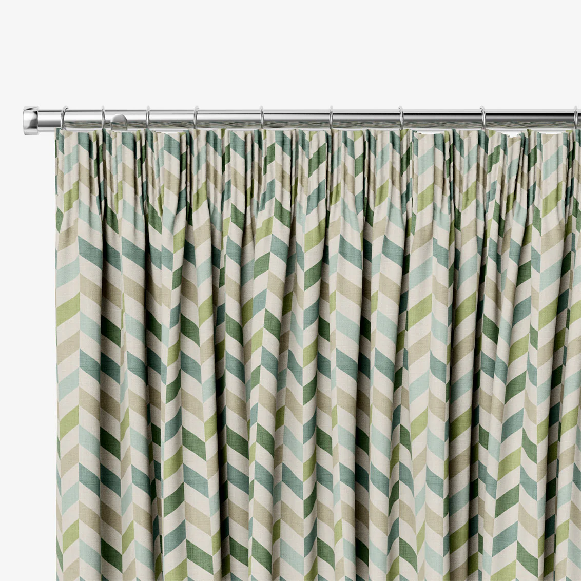 Phoenix Teal Green Curtains - Image 2