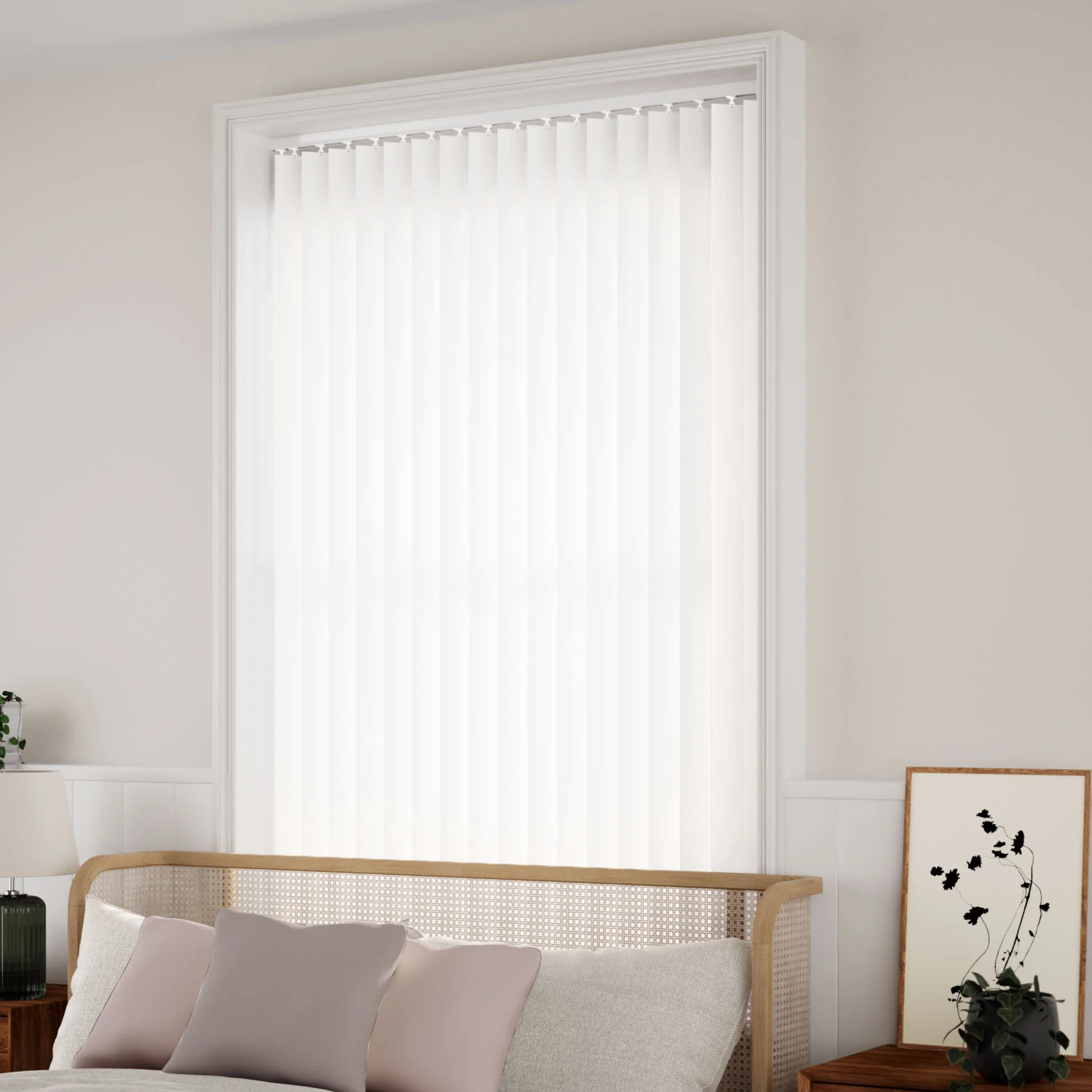 Piatto Porcelain White Vertical Blind - Image 2