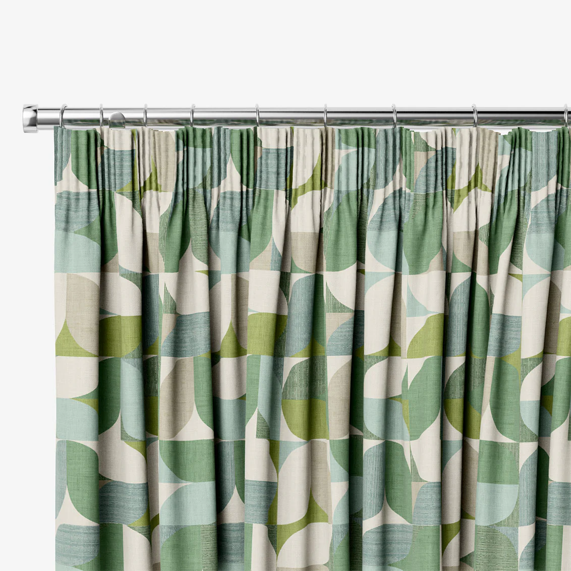 Reno Teal Green Curtains - Image 2