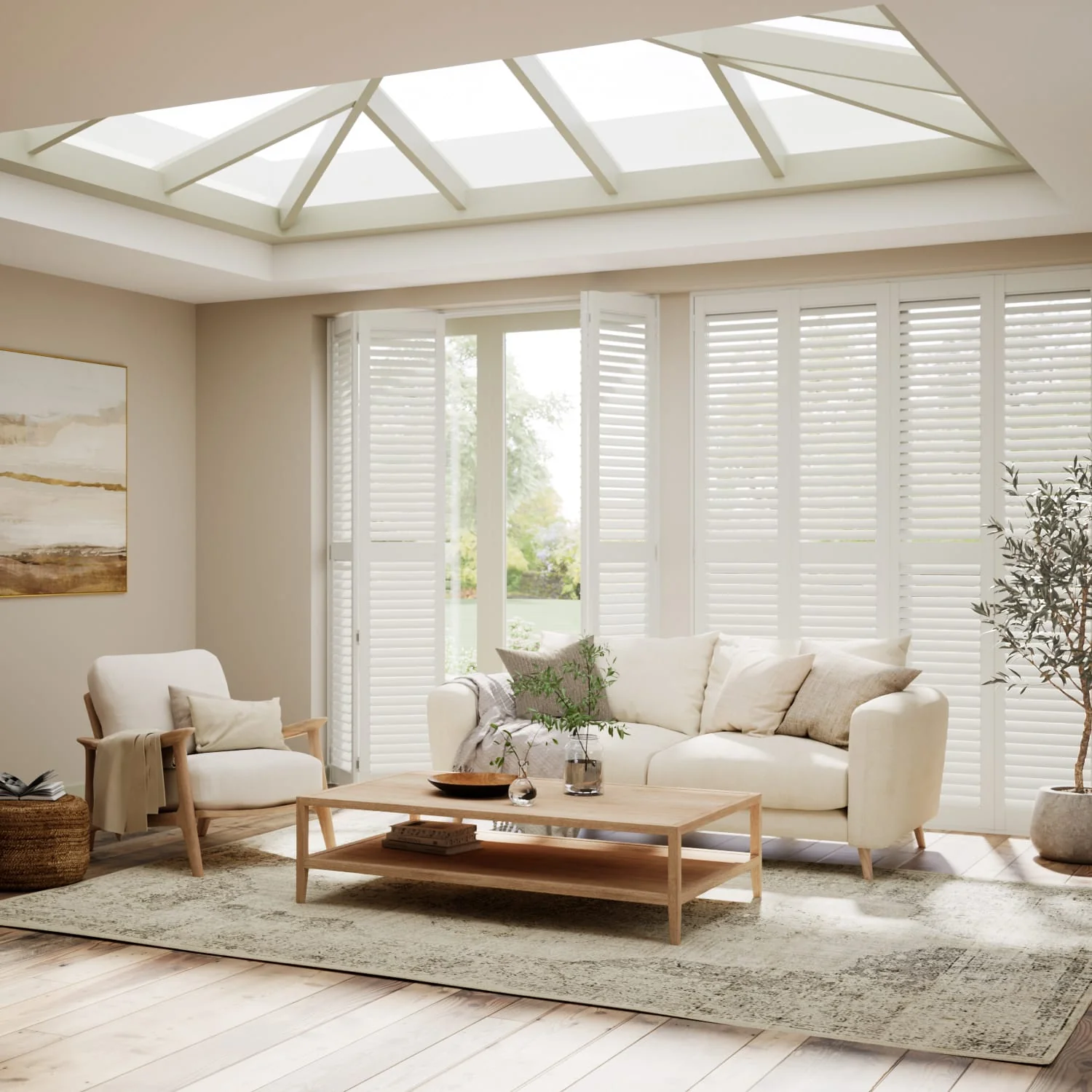 San Jose Premium Argent White Shutter Blinds - Image 2
